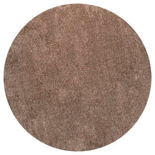 Trivor Haze Solid Low-Pile Area Rug Brown