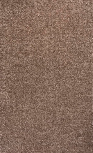 Trivor Haze Solid Low-Pile Area Rug Brown