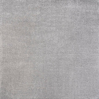 Trivor Haze Solid Low-Pile Area Rug Light Gray