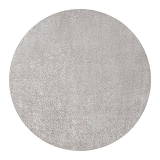 Trivor Haze Solid Low-Pile Area Rug Light Gray