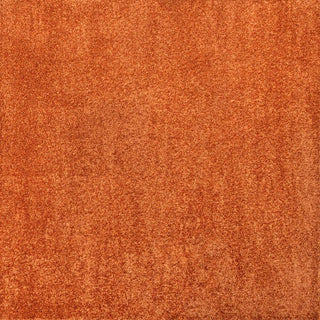 Trivor Haze Solid Low-pile Area Rug Orange