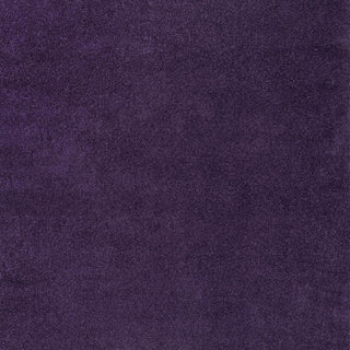 Trivor Haze Solid Low-pile Area Rug Purple