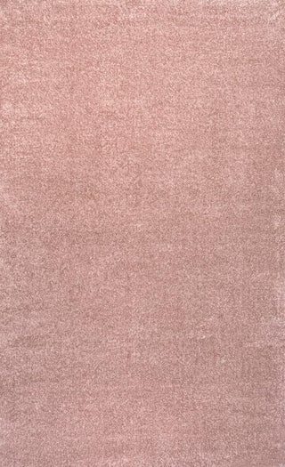 Trivor Haze Solid Low-pile Area Rug Pink