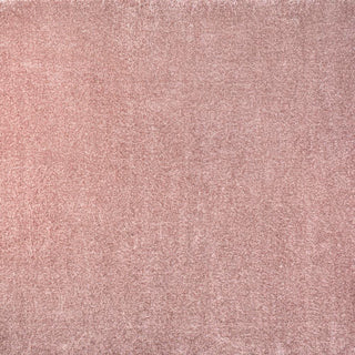 Trivor Haze Solid Low-pile Area Rug Pink