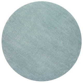 Trivor Haze Solid Low-pile Area Rug Light Blue