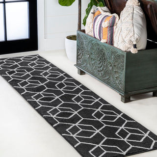 Tingey blocks Modern Geometric Area Rug