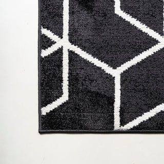 Tingey blocks Modern Geometric Area Rug