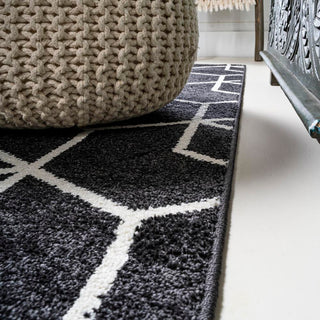 Tingey blocks Modern Geometric Area Rug