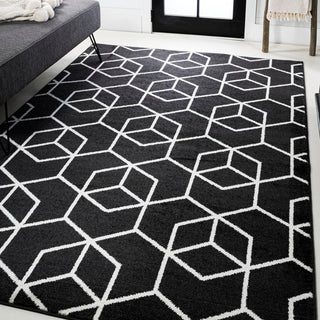 Tingey blocks Modern Geometric Area Rug