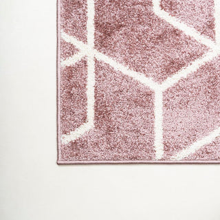 Tingey blocks Modern Geometric Area Rug