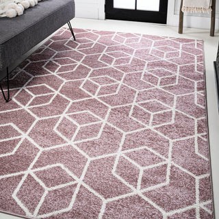 Tingey blocks Modern Geometric Area Rug