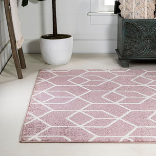 Tingey blocks Modern Geometric Area Rug