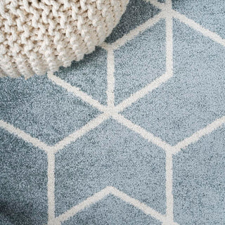 Tingey blocks Modern Geometric Area Rug