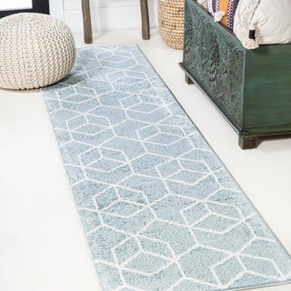 Tingey blocks Modern Geometric Area Rug