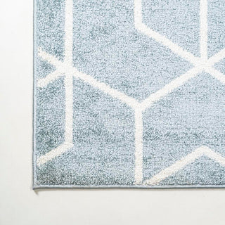 Tingey blocks Modern Geometric Area Rug