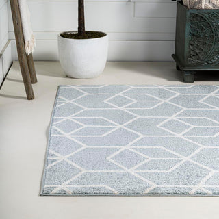 Tingey blocks Modern Geometric Area Rug