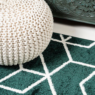 Tingey blocks Modern Geometric Area Rug