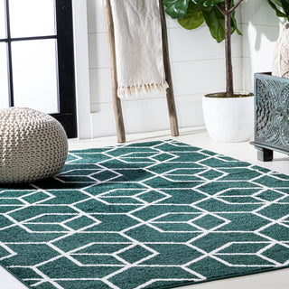 Tingey blocks Modern Geometric Area Rug