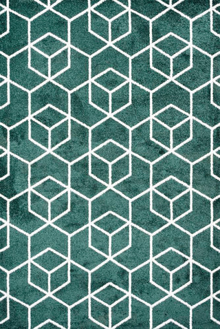 Tingey blocks Modern Geometric Area Rug