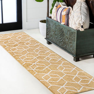 Tingey blocks Modern Geometric Area Rug