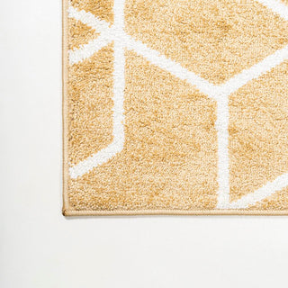 Tingey blocks Modern Geometric Area Rug