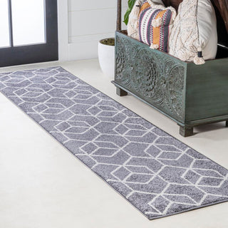 Tingey blocks Modern Geometric Area Rug