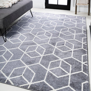 Tingey blocks Modern Geometric Area Rug