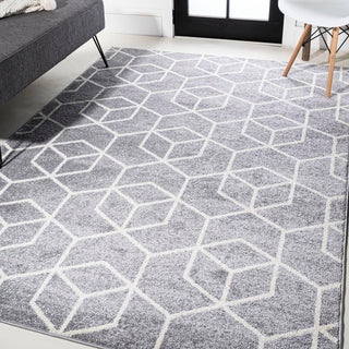 Tingey blocks Modern Geometric Area Rug