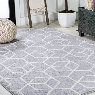 Tingey blocks Modern Geometric Area Rug