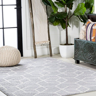 Tingey blocks Modern Geometric Area Rug