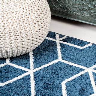 Tingey blocks Modern Geometric Area Rug