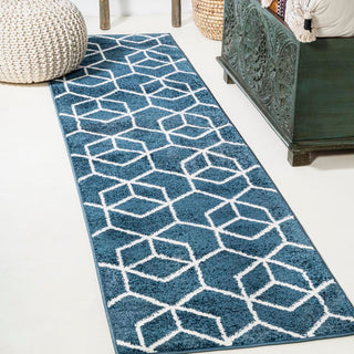 Tingey blocks Modern Geometric Area Rug