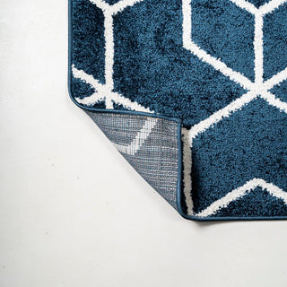 Tingey blocks Modern Geometric Area Rug