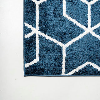 Tingey blocks Modern Geometric Area Rug