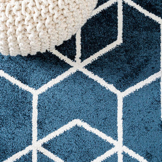 Tingey blocks Modern Geometric Area Rug