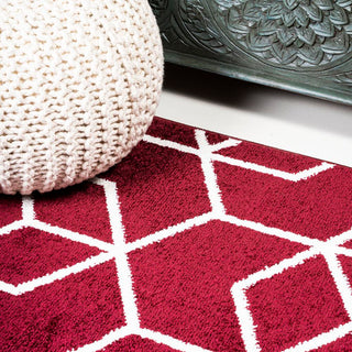 Tingey blocks Modern Geometric Area Rug