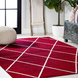 Tingey blocks Modern Geometric Area Rug