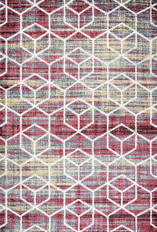 Tingey blocks Modern Geometric Area Rug