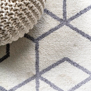 Tingey blocks Modern Geometric Area Rug