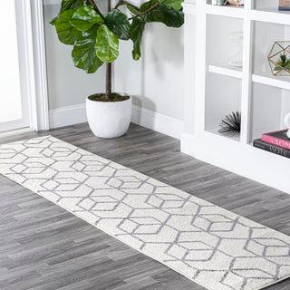 Tingey blocks Modern Geometric Area Rug