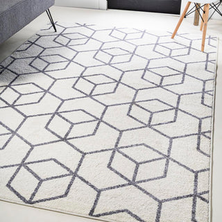 Tingey blocks Modern Geometric Area Rug