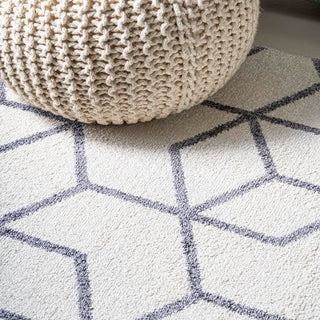 Tingey blocks Modern Geometric Area Rug