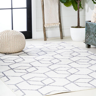 Tingey blocks Modern Geometric Area Rug