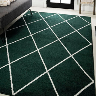 Bounty Minimalist Diamond Trellis Area Rug