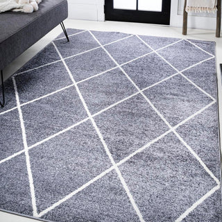 Bounty Minimalist Diamond Trellis Area Rug