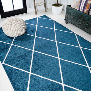 Bounty Minimalist Diamond Trellis Area Rug