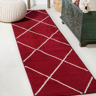 Bounty Minimalist Diamond Trellis Area Rug