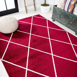 Bounty Minimalist Diamond Trellis Area Rug