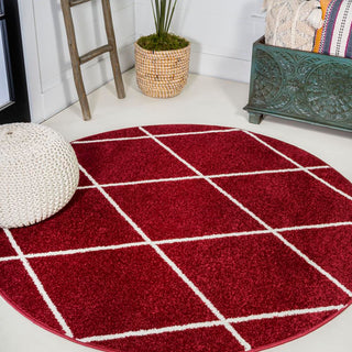 Bounty Minimalist Diamond Trellis Area Rug