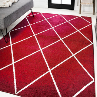 Bounty Minimalist Diamond Trellis Area Rug